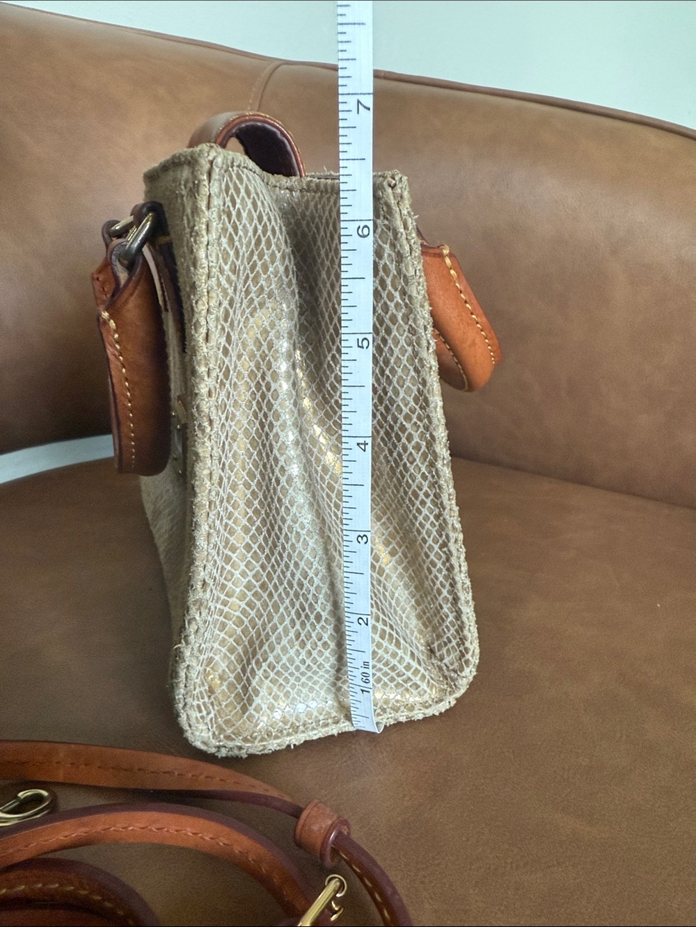 Dooney & Bourke Janine Snake Satchel - Picture 7 of 7